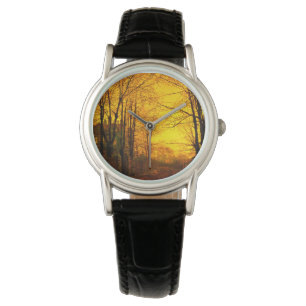 Oktober Afterglow John Atkinson Grimshaw Horloge
