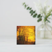 Oktober Afterglow John Atkinson Grimshaw Informatiekaartje (Staand voorkant)