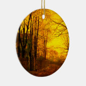 Oktober Afterglow John Atkinson Grimshaw Keramisch Ornament (Rechts)