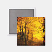 Oktober Afterglow John Atkinson Grimshaw Magneet (Voorkant / Achterkant)