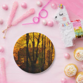 Oktober Afterglow John Atkinson Grimshaw Papieren Bordje (Feest)