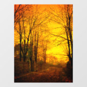 Oktober Afterglow John Atkinson Grimshaw Raamsticker (Vel)