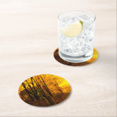 Oktober Afterglow John Atkinson Grimshaw Ronde Kartonnen Onderzetter (Insitu)