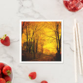 Oktober Afterglow John Atkinson Grimshaw Servet (Insitu)