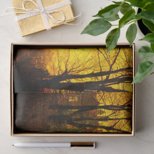 Oktober Afterglow John Atkinson Grimshaw Tissuepapier (Geschenk)