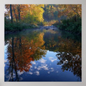 Oktober bij de stroom poster (Voorkant)