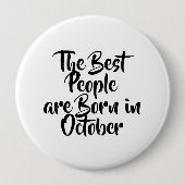 "Oktober" Birthday Button (Voorkant)