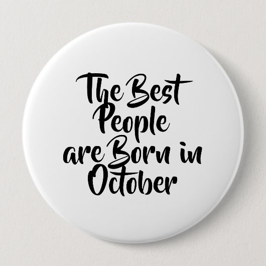 "Oktober" Birthday Button (Voorkant)
