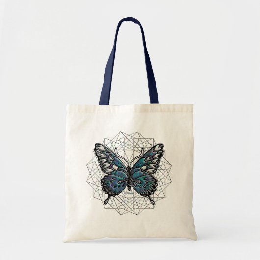 Oktober Birthstone Butterfly Tote Bag (Voorkant)