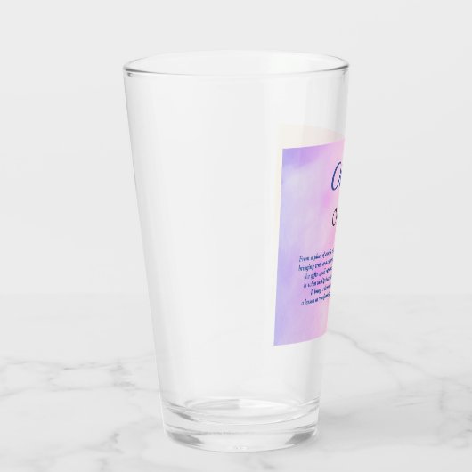 Oktober Birthstone Opal Design Glas (Rechts)