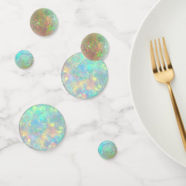 Oktober Birthstone Opal Tafel Confetti