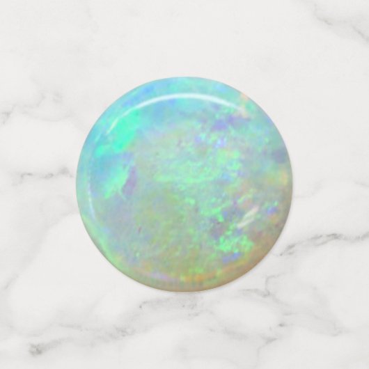 Oktober Birthstone Opal Tafel Confetti (Kleine voorkant)