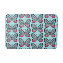 Oktober Blauwgroen Glasvleugel Vlinderpatroon Ontw