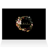 Oktober Blooms op Zwarte Weddenschap Dank u (Binnen Horizontaal (Boven))