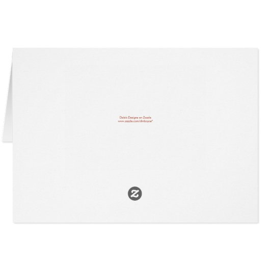 Oktober Blooms op Zwarte Weddenschap Dank u (Achterkant Horizontaal)