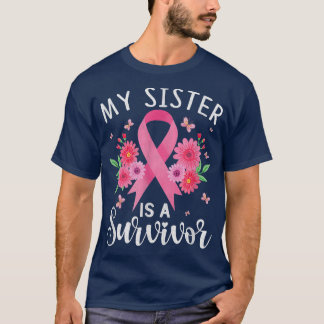 Oktober borstkanker steun Mijn zuster is een Survi T-shirt