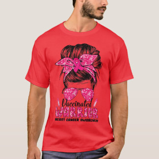 Oktober Breast Cancer Warrior steunt roze lint T-shirt