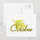 Oktober Briefkaart (Voorkant / Achterkant)