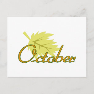 Oktober Briefkaart