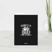 Oktober Bruiloft Jubileum Grappig 46e Jubileum Kaart (Achterkant)