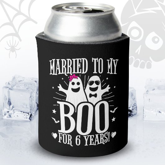 Oktober Bruiloft Jubileum Grappig 6e Jubileum Blikjeskoeler