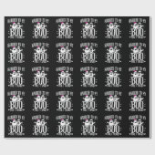 Oktober Bruiloft Jubileum Grappig 7e Jubileum Cadeaupapier (Vlak)