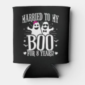 Oktober Bruiloft Jubileum Grappig 8e Jubileum Blikjeskoeler (Voorkant)