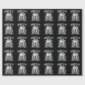 Oktober Bruiloft Jubileum Grappig 8e Jubileum Cadeaupapier (Vlak)