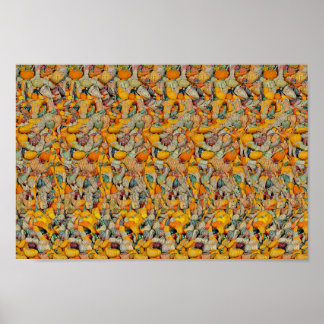 Oktober Cadeaus - Verborgen 3D-print Poster