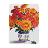 Oktober Chrysanthemums Magneet (Verticaal)