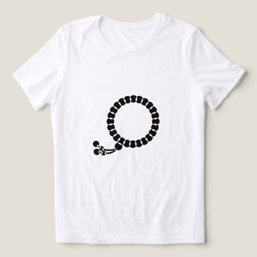 Oktober de maand van de rozenkrans Tri-Blend shirt (Design voorkant)