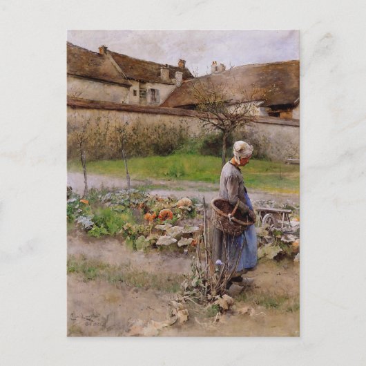 Oktober de pomkins Carl Larsson Briefkaart (Voorkant)
