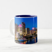 Oktober Detroit Skyline Mok (Voorkant links)