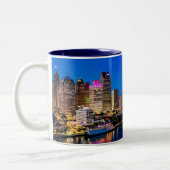 Oktober Detroit Skyline Mok (Links)