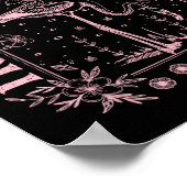 Oktober Draag het roze borstkankerbewustzijn Poster (Hoek)