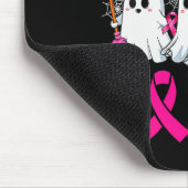 Oktober Draag Roze Borstkanker Warrior Ghost Hall Muismat (Hoek)