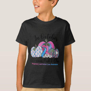 Oktober dragen we Nk & Blauw Zwangerschap Zuigelin T-shirt
