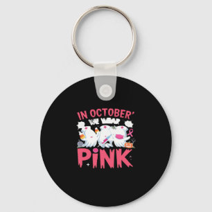 Oktober dragen we roze verpleegster borstkanker be sleutelhanger