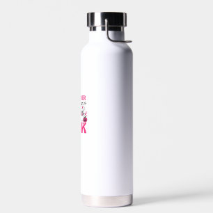 Oktober dragen we roze verpleegster borstkanker be waterfles