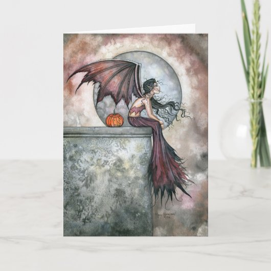 Oktober Droom Vampire Gotische Sprookjes Kaart (Voorkant)