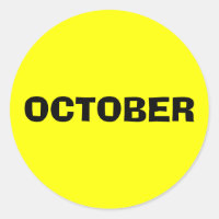 Oktober en Lib Yellow Sticker van Janz