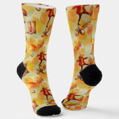 Oktober en november sokken (Gebogen)