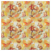 Oktober en november stof (Swatch)