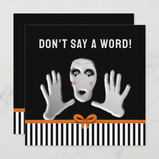 Oktober feestdag kaart (Voorkant / Achterkant)