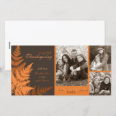 Oktober Fern Fotokaart Feestdagenkaart (Voorkant / Achterkant)