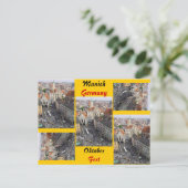 Oktober Fest, postkaart (Staand voorkant)