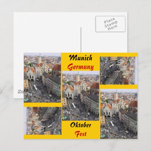 Oktober Fest, postkaart (Voorkant / Achterkant)