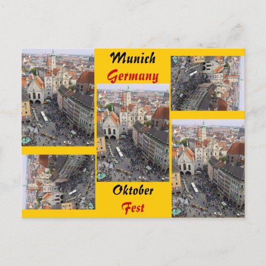 Oktober Fest, postkaart (Voorkant)