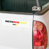 Oktober Fest Prost Bumpersticker (Op Truck)