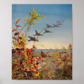 oktober | Fidelia Bridges Poster (Voorkant)